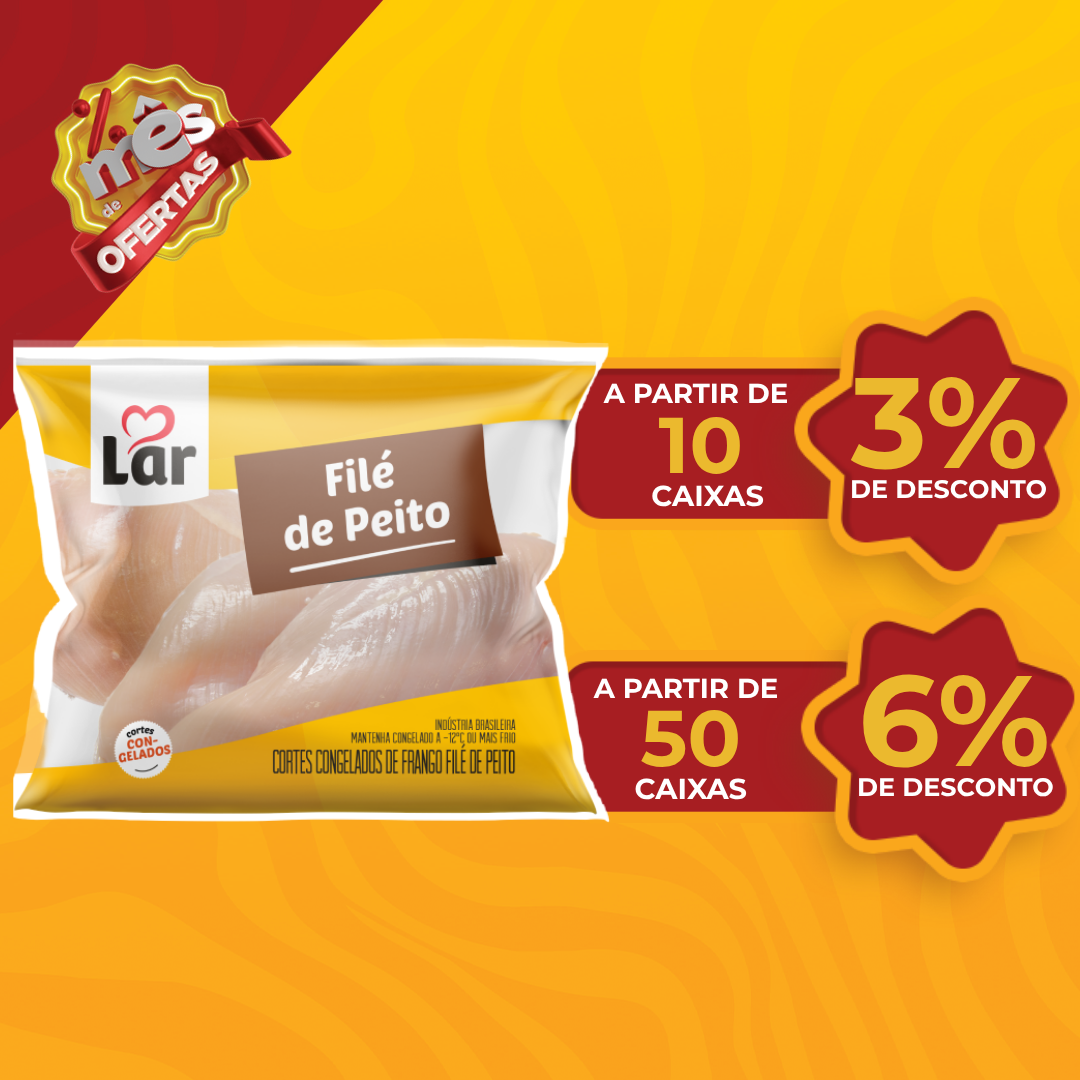 File de Peito Cong 20kg - Lar